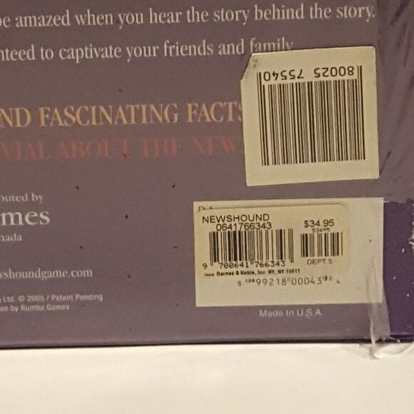 Rumba Game Newshound Game USA NEW SEALED - Picture 8 of 10